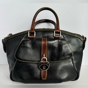 Dooney & Bourke Black Leather Satchel